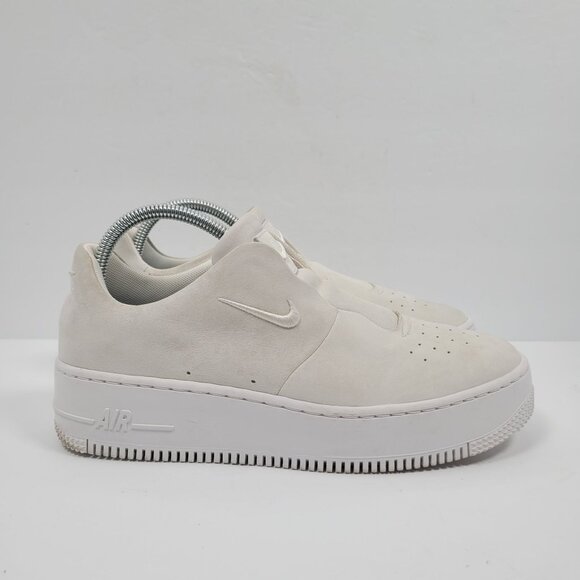Nike AF1 Sage XX Women's Off White Light Silver Sneakers AO1215-100 US Size 9.5 - Picture 1 of 8